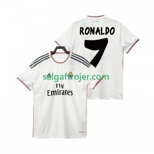 Real Madrid Cristiano Ronaldo 7 2013 2014 Fodboldtrøjer Retro Hjemmebanesæt Kort ærmer Real Madrid Cristiano Ronaldo 7 2013 2014 Fodboldtrøjer Retro Hjemmebanesæt Kort ærmer